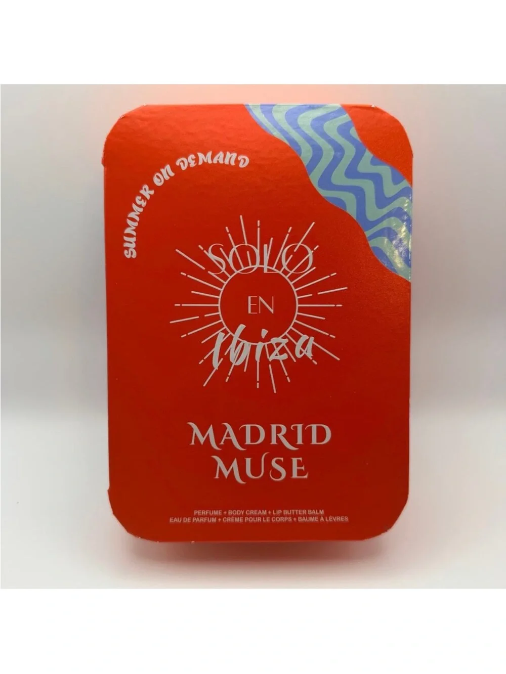 Solo En Ibiza Madrid Muse Beauty Gift Set w Tin Case